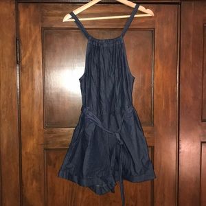 Universal Threads Denim Shorts Romper